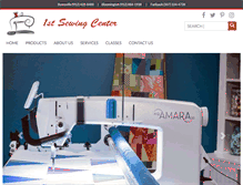 Tablet Screenshot of firstsewingcenter.com